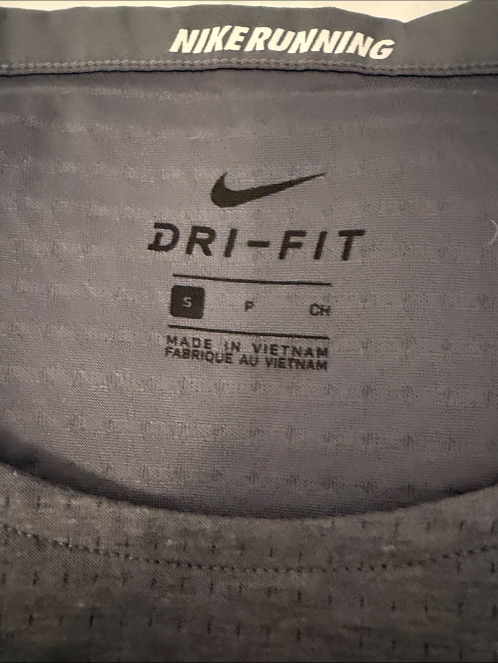 Nike Women’s Short-Sleeve Dri-FIT Crew Tee in Black & Gray - Picture 2 of 3